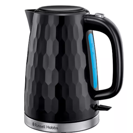 Russell Hobbs Honeycomb Black Plastic Kettle 26051