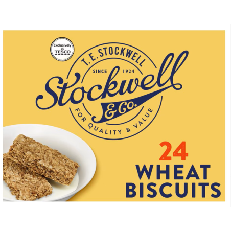 Stockwell & Co 24 Wheat Biscuits 432G