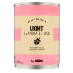 ASDA Light Evaporated Milk 410g