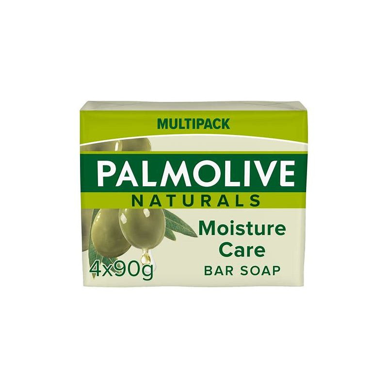 Palmolive Naturals Moisture With Olive Soap Bar 4 X 90G